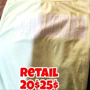 Puma Light Green Performance Tank Top